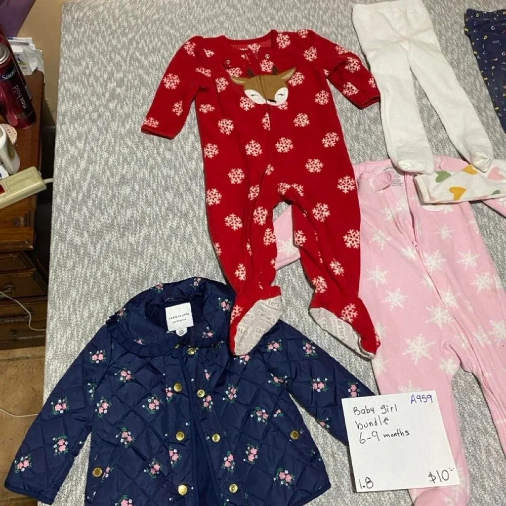 Baby girl bundle 6-9 months. SKU-A959#babygirl